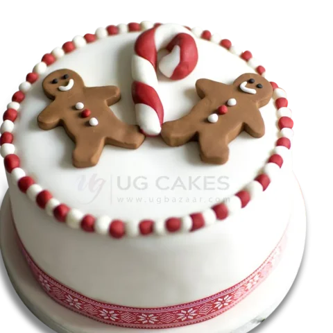 Ginger Bread Man Christmas Cake