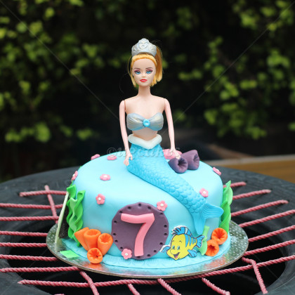Mermaid Themed Cake