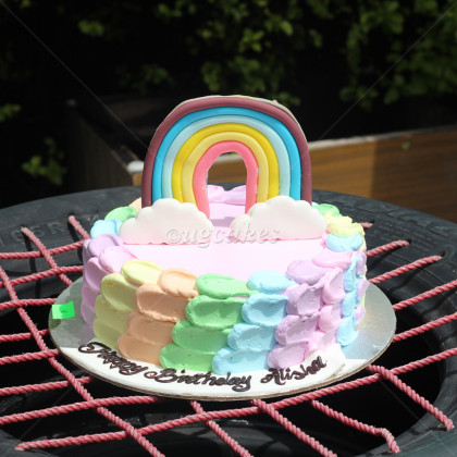 Rainbow Colors Cake