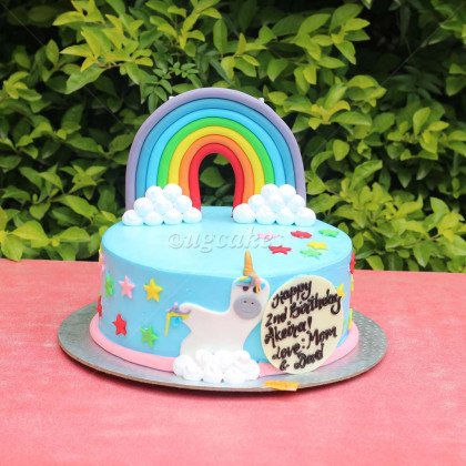 Rainbow Cake For Kids