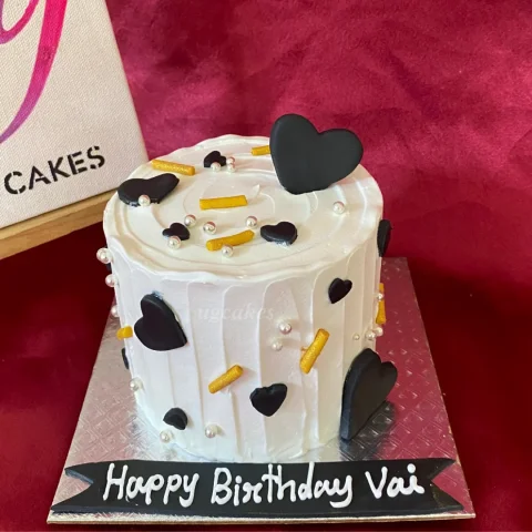 Black Heart Cake