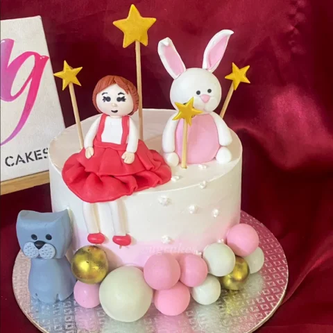 Bunny and Friend Cake