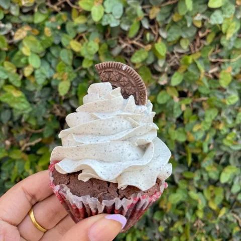 Chocolate CupCake with Oreo