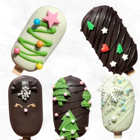 Christmas Cakesicles