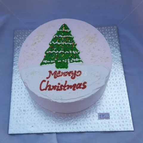 Christmas theme cake
