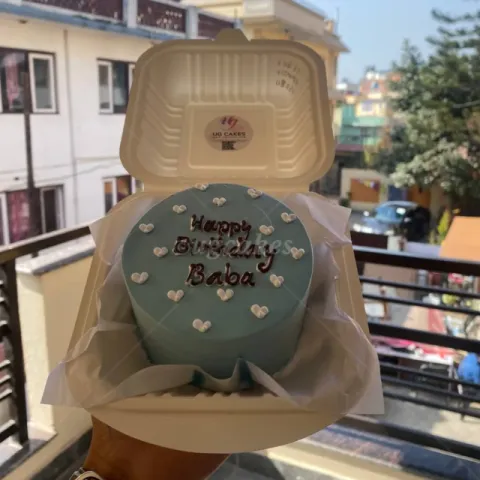 bento cake with little heart