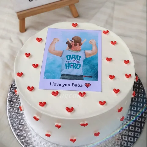 Father's Day Picture Cake