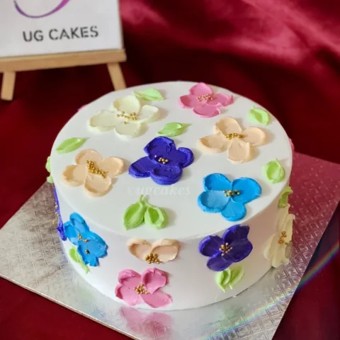 Floral Garden Cake