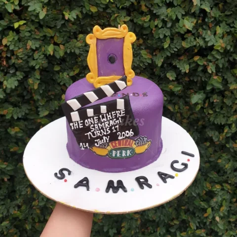 F.R.I.E.N.D.S Themed Birthday cake