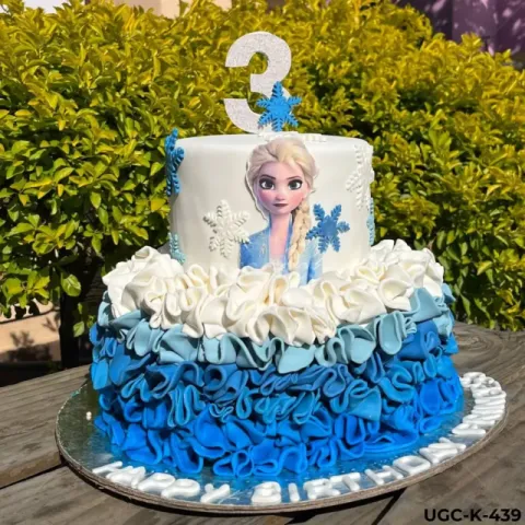 Frozen themed Elsa cake