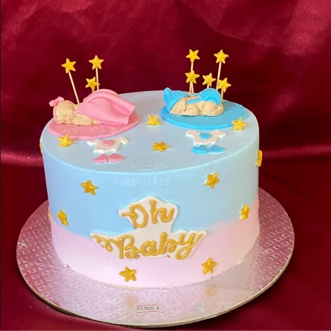 Gender Reveal Cake