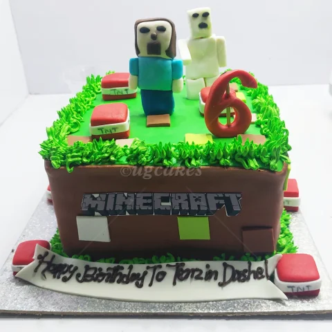 Minecraft Rectangle Cake