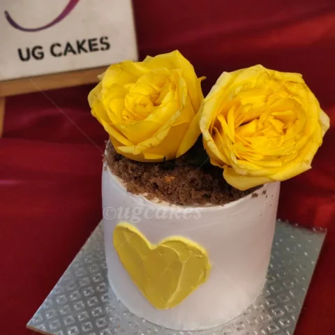 Mini Fower Pot Cake