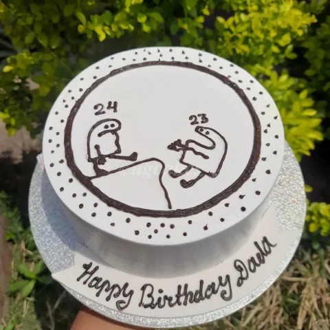Minimal Birthday Cake