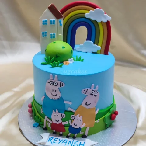 Peppa's Party Cake