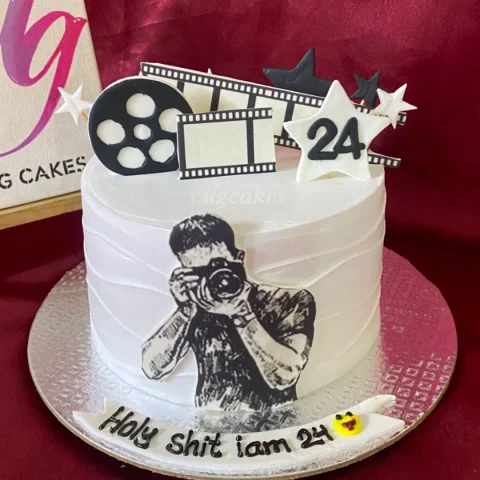 Photographer Reel Cake
