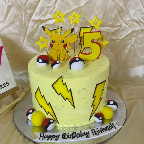 Pikachu Power Cake