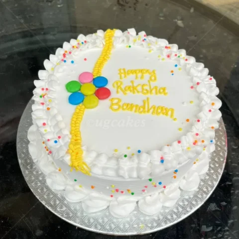 Simple Rakhi Cake
