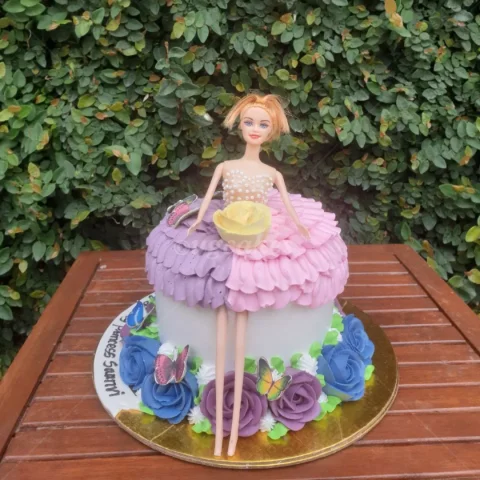 Barbie Birthday Cake 