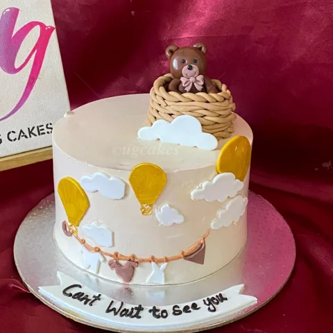 Teddy Bear Basket Cake