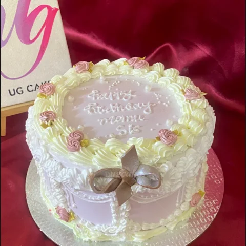 Vintage Bow Cake