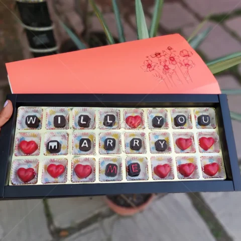 Will You Marry Me - 24 Pieces Chocolate Box